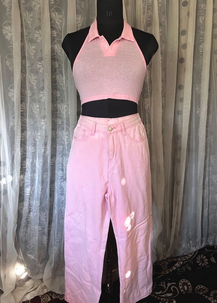 Pink Top And Pant ( Combo)