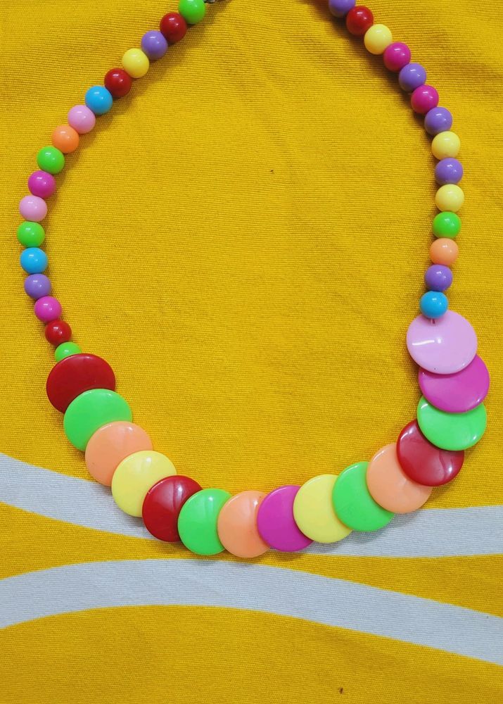 Colorful Light Weight Necklace For Girls