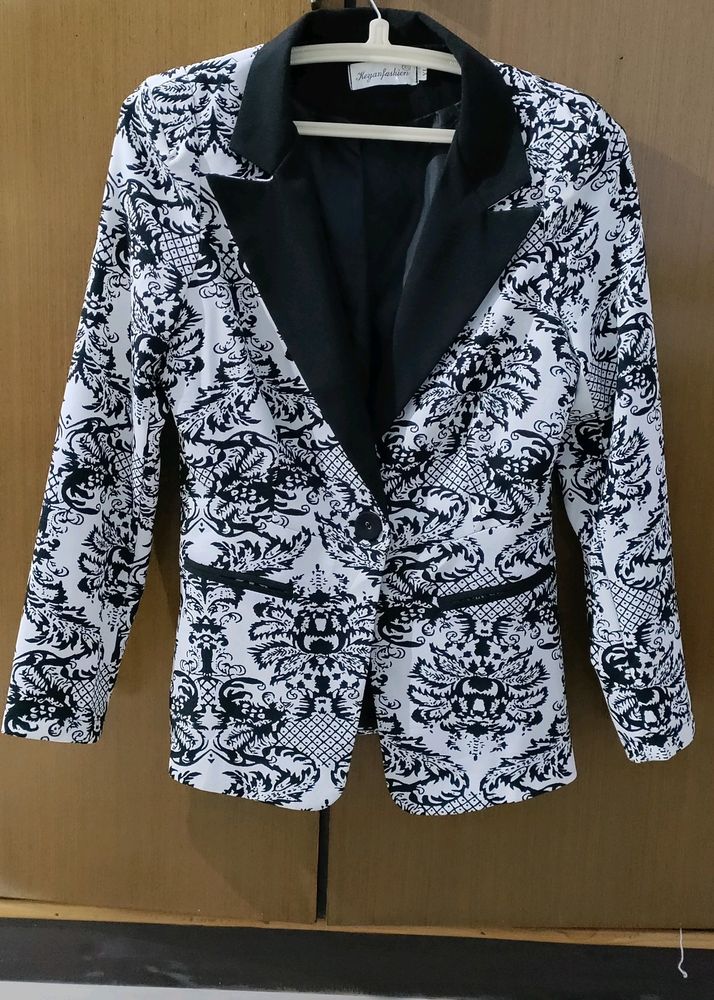 Black And White Blazer