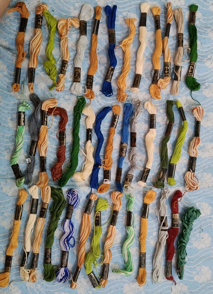 40 Embroidery Threads 🧵