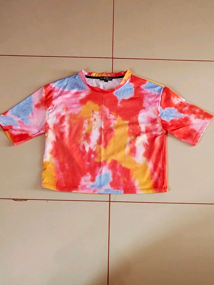 Tie Die Crop Top