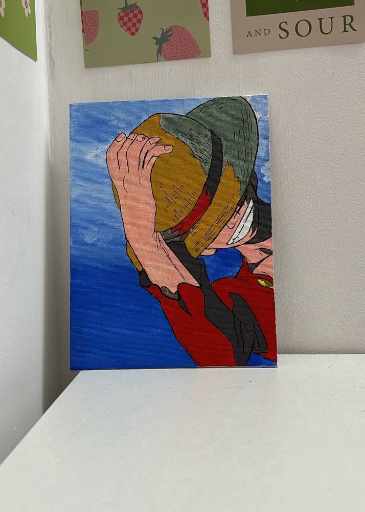 Canvas Painted Anime (one Piece )