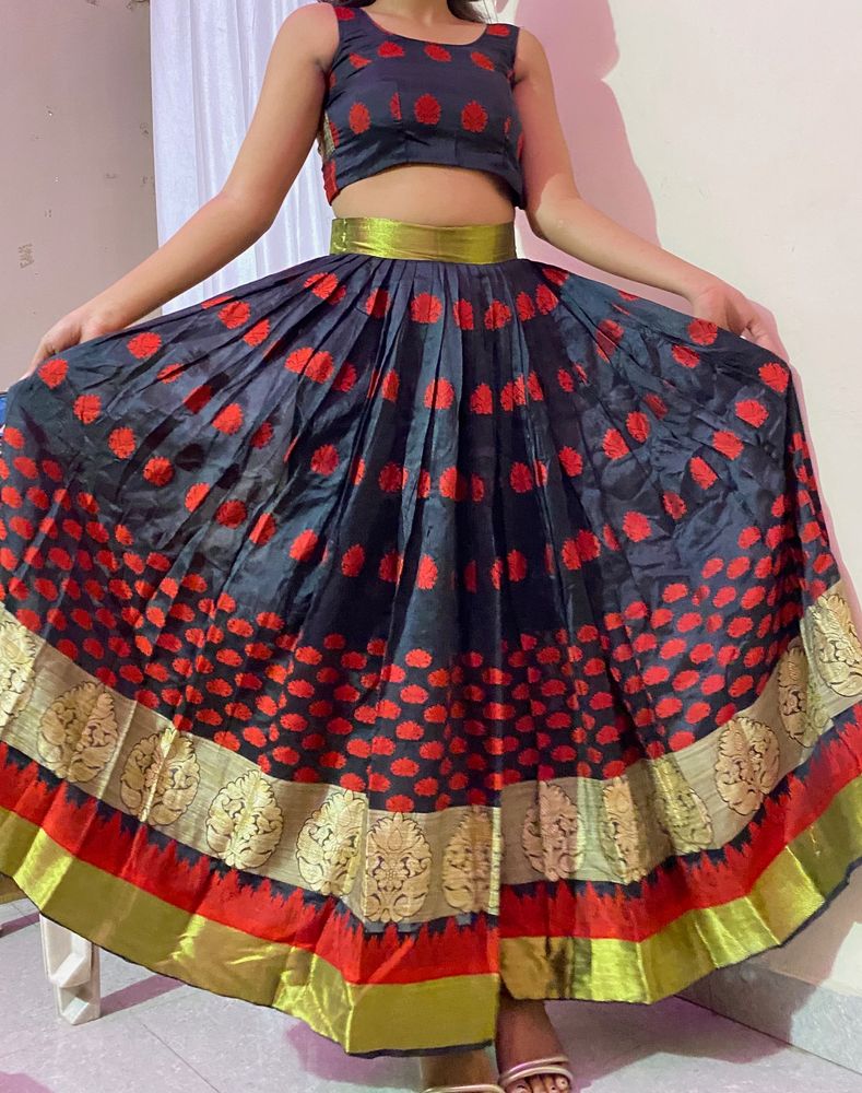 Black Lehenga New Like