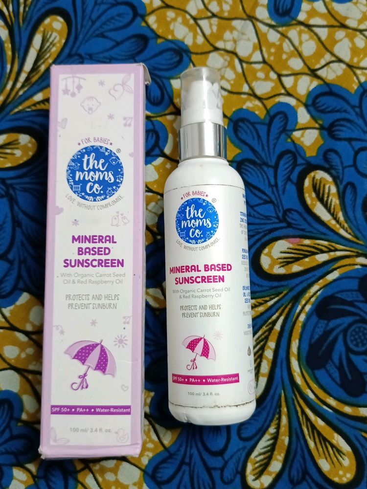 The Moms Co. Mineral Based Sunscreen SPF50+ PA++