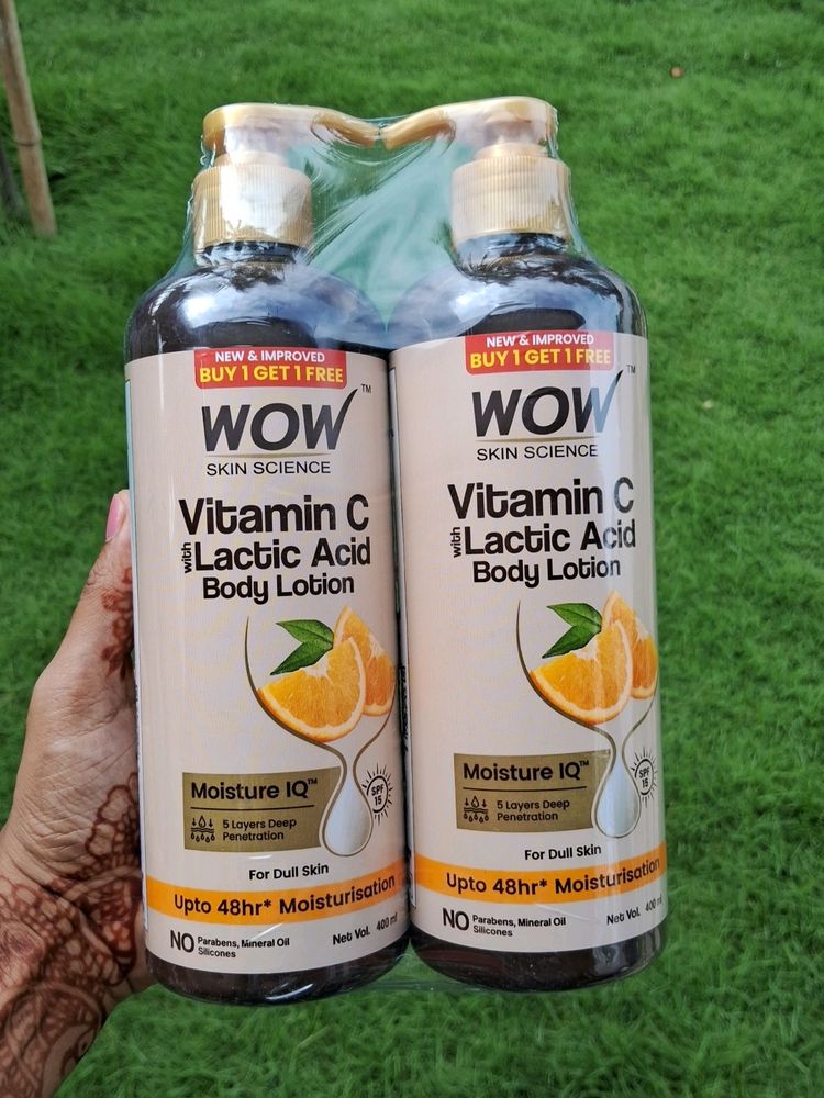 Set Of 2 Wow Vitamin C Body Lotion