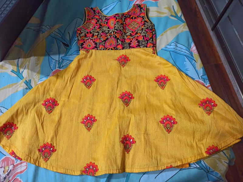 Party Wear Frock For One Year Baby -Used Only Once