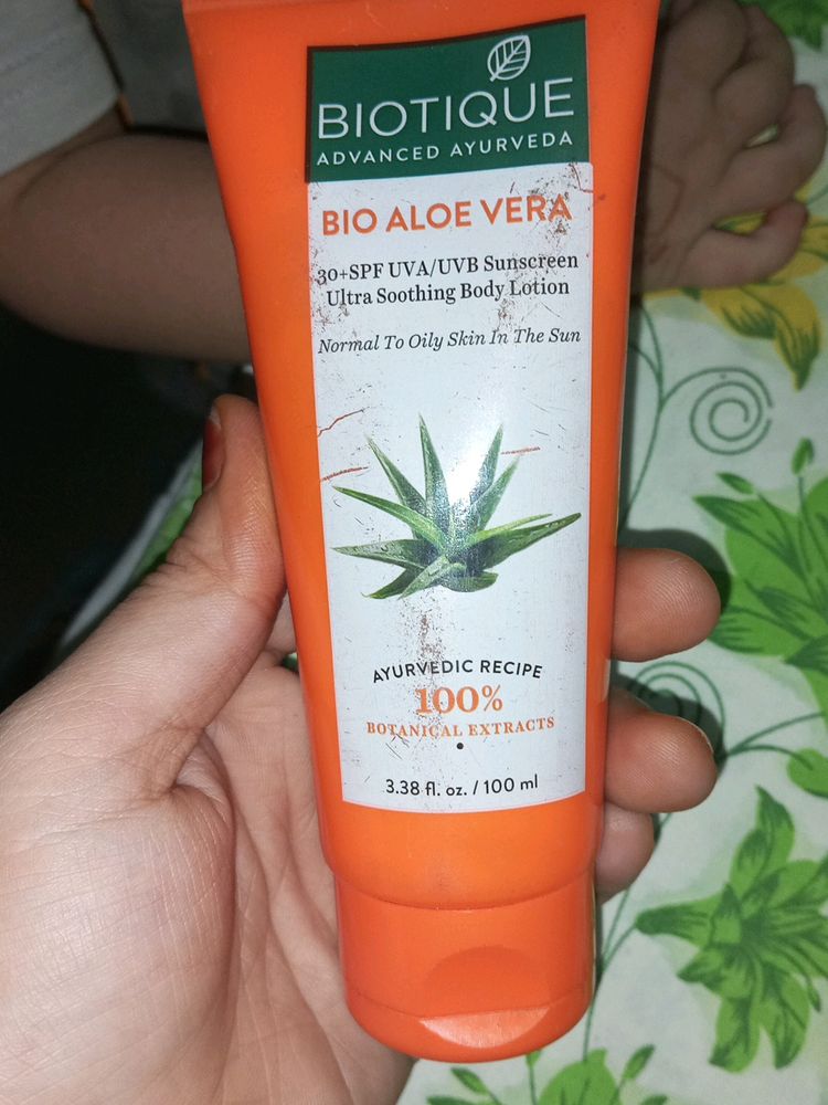 Biotique Aloevera Sunscreen