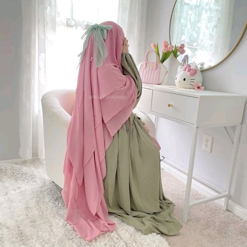 Pinteresty Abaya Khimar Set