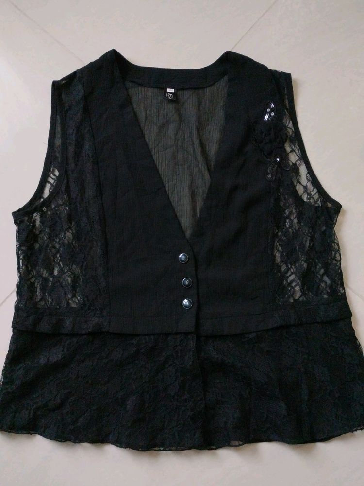 Formal Lace Vest