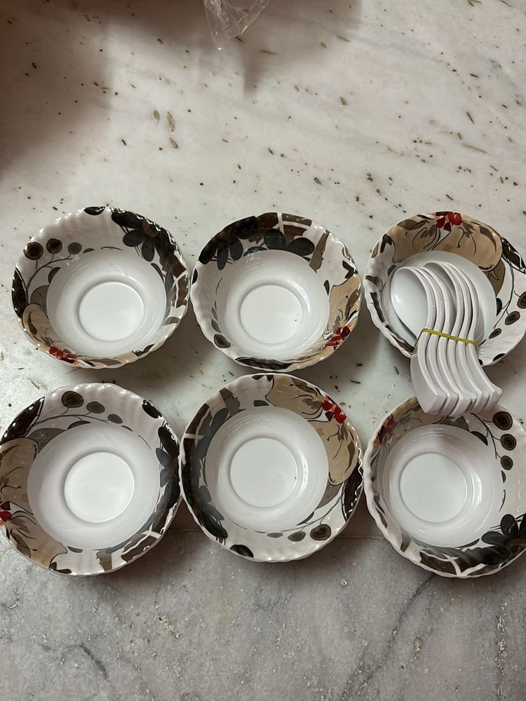 6 piece sweet bowls