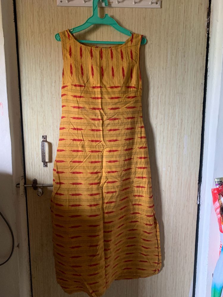 yellow casual kurti🧡