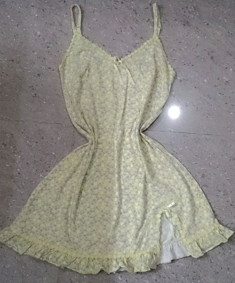 Green Fairycore Doll Dress