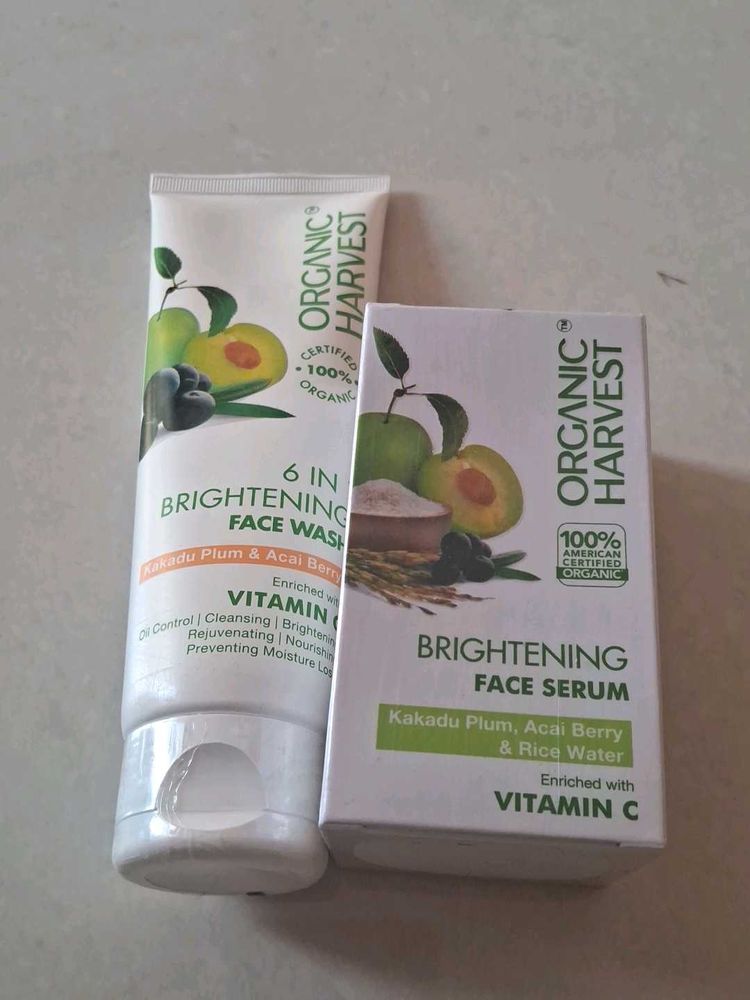 Face Serum And faceWash Combo