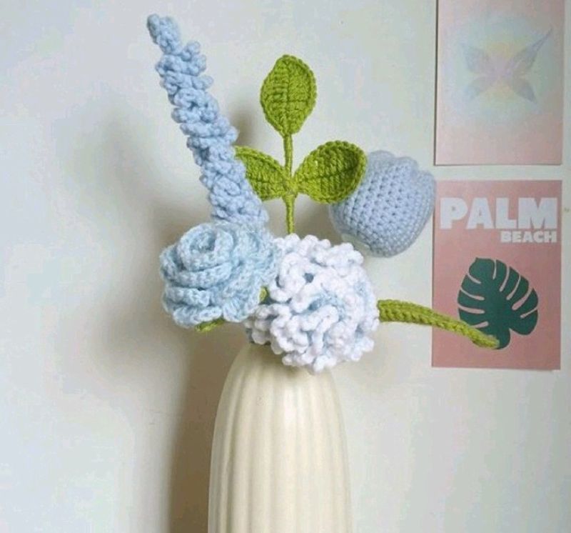 Crochet Flower's 💙💚✨🤍