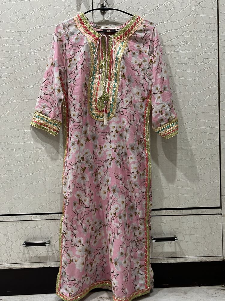 Pure Cotton Kurta And Dupatta