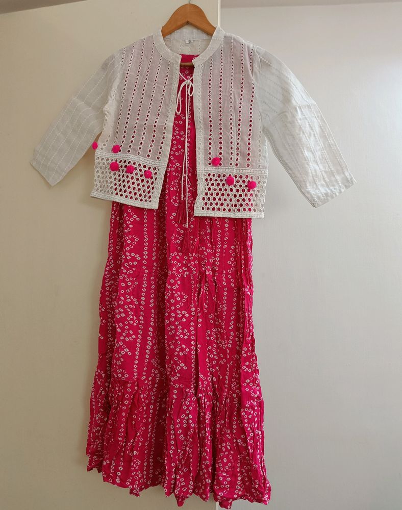 Price Drop- Beautiful Feeding Kurti With Jacket