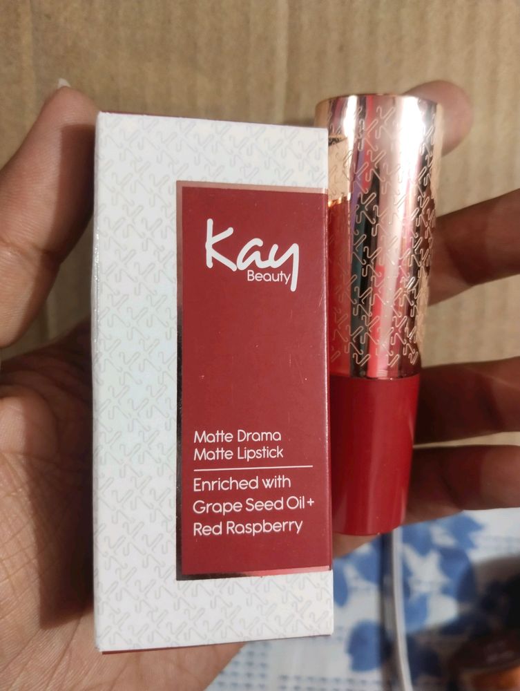 New Kay Beauty Lipstick. Shade - Red Carpet