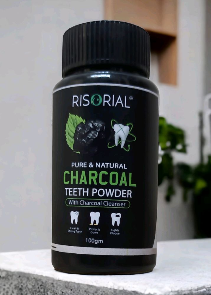 Pure And Natural Charcoal Teeth Powder