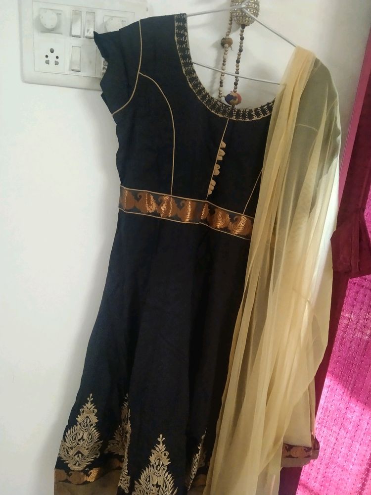 Kurta With Churidar And Dupatta