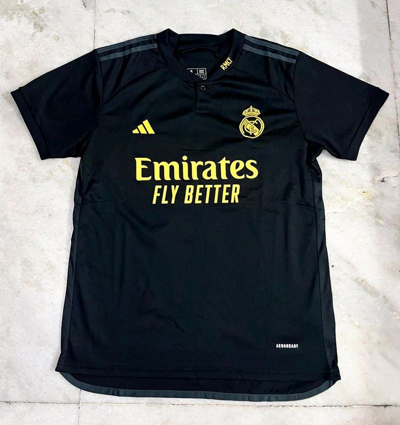 REAL MADRID THIRD JERSEY 2023/24 BLACK