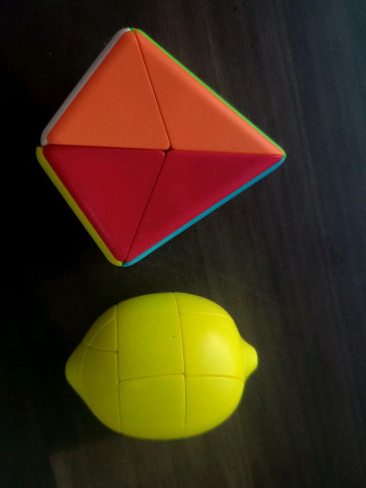 Unique Lemon And Container Rubik's Cube