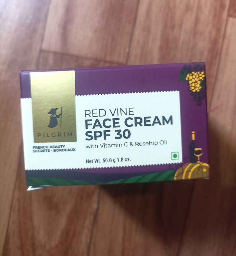 Pilgrim Red Vine Face Cream With SPF 30