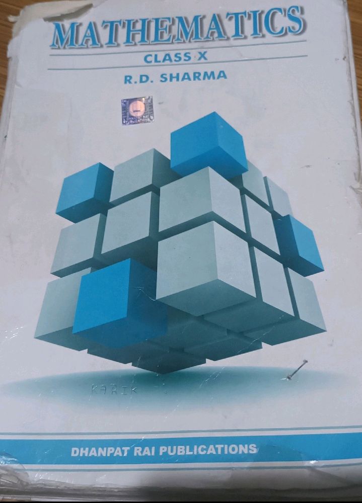 Class 10th Rd Sharma Book