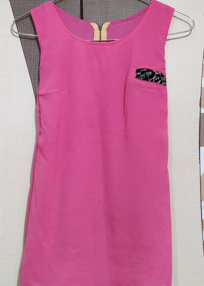 Pink Formal Top