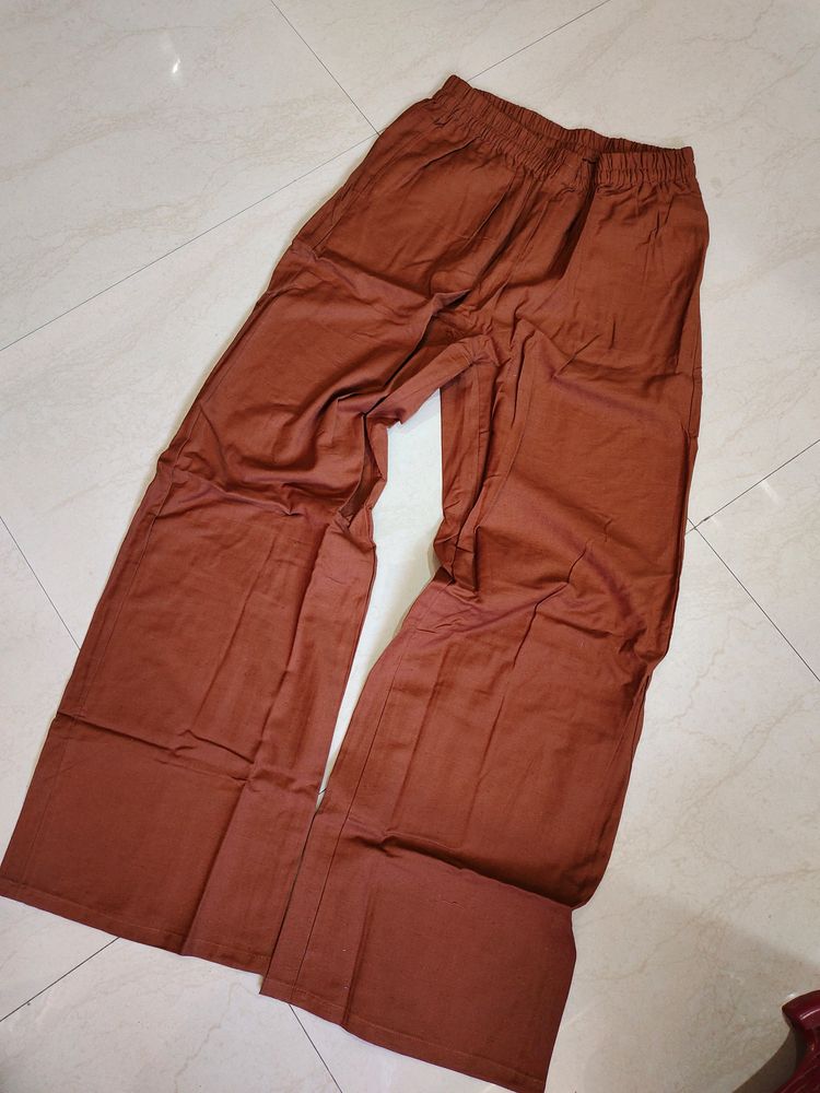 Brown Trousers With Pocket