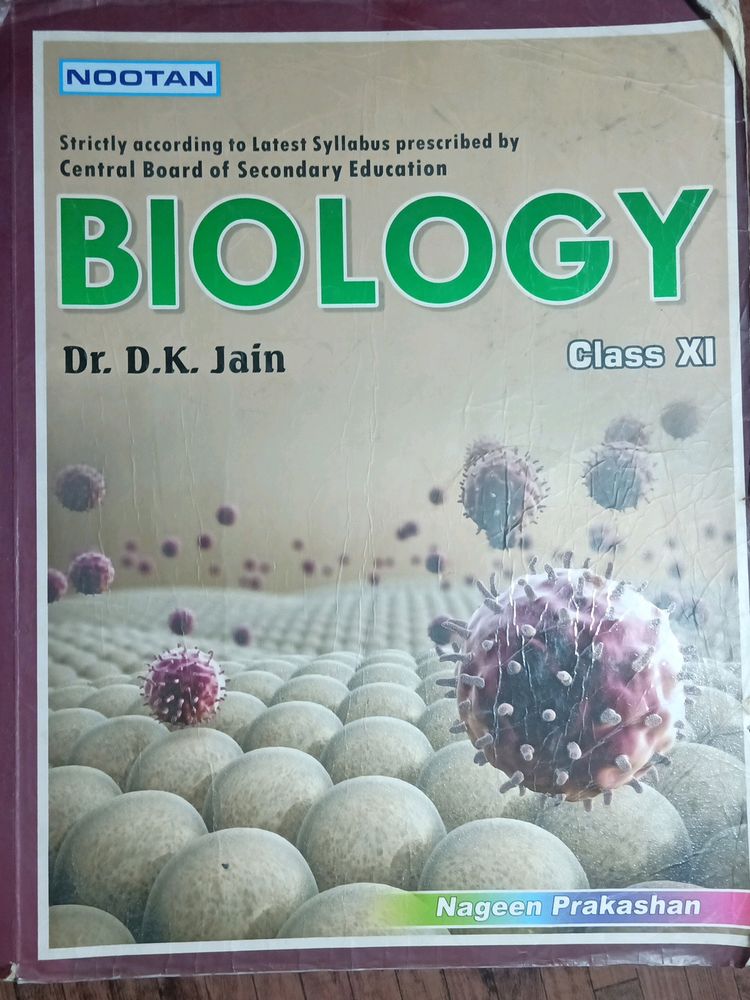 Nootan BIOLOGY BY Dr.D.K.JAIN Class 11