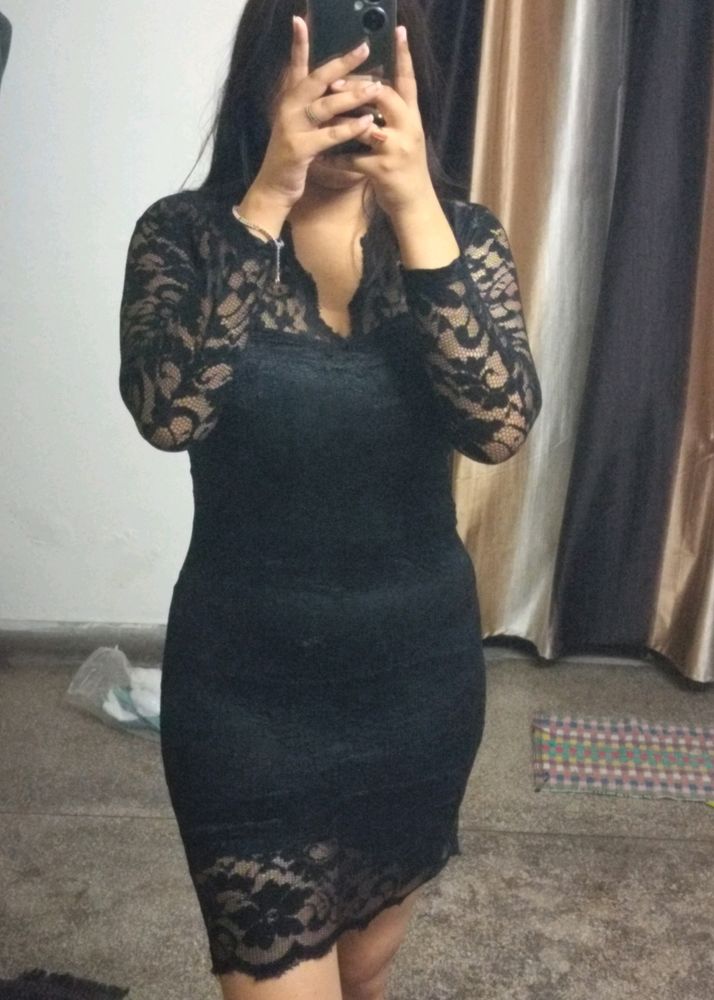 Black Pinterest Lace Dress