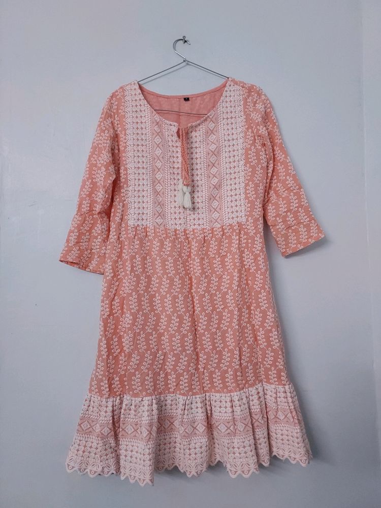 Chikankari frock