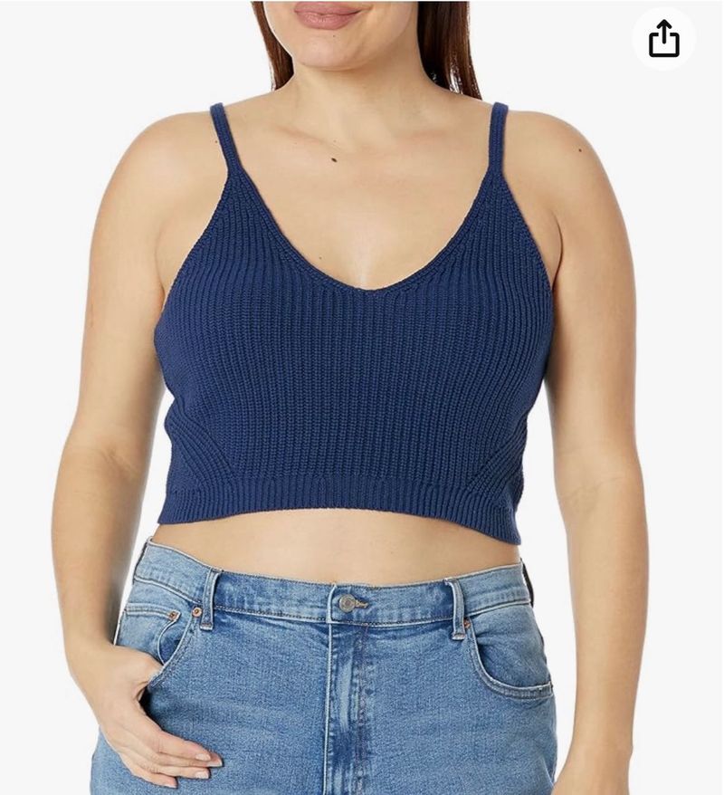 Korean crop Sweater Top