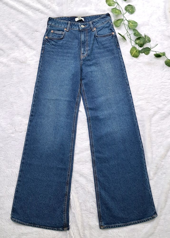 H&M New Wide Leg Jeans