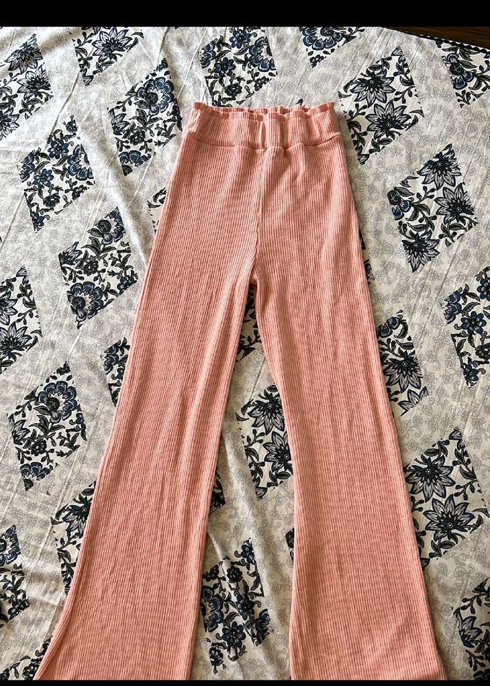 Pink Bootcut Flared Pants Joggers Pajama