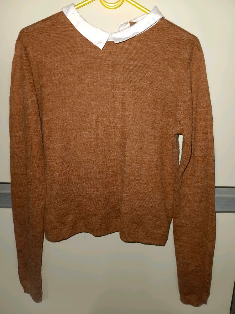 Brown Full Sleeves Top