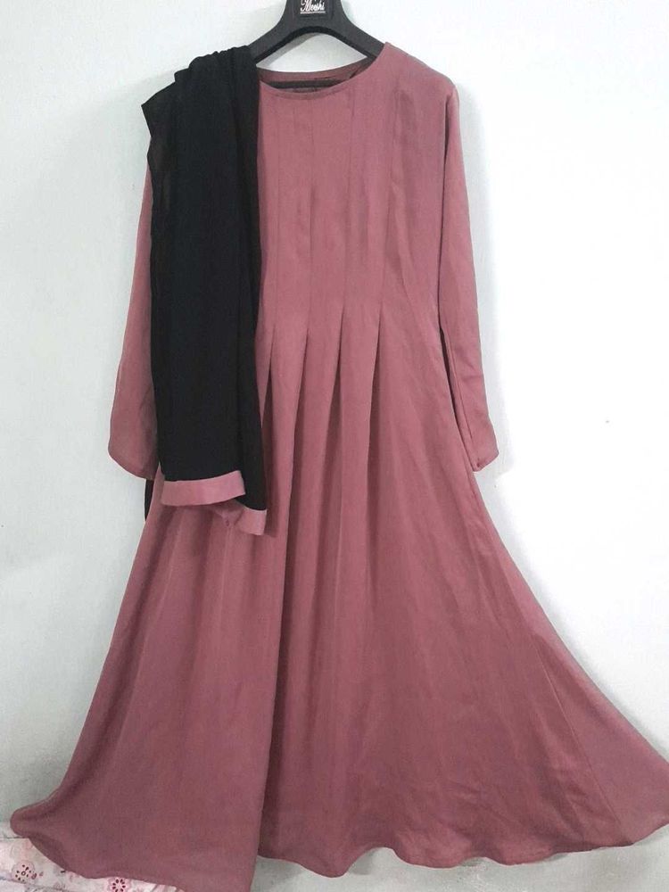 Onion Colour Abaya Amazing Flare