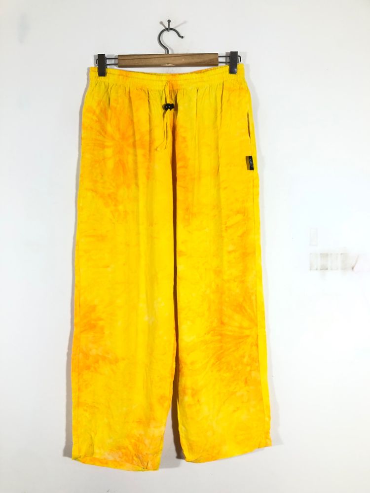 Yellow&Orange Printed Casual Pants(Women’s)