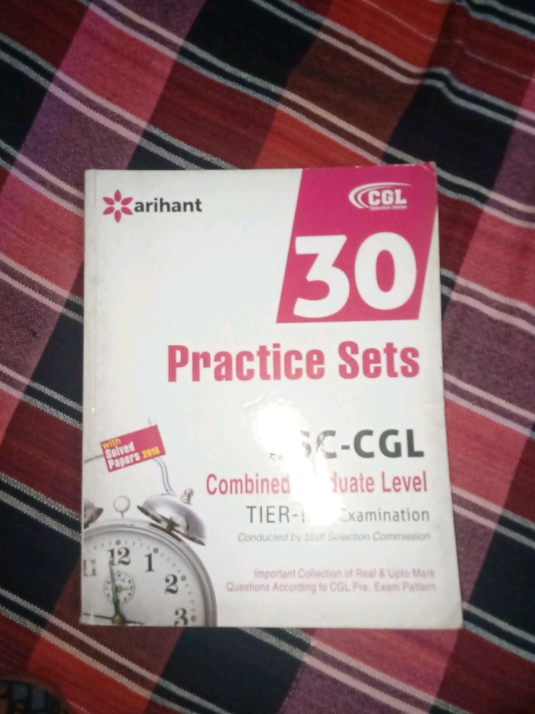 Arihant 30 SSC-cgl Practice Sets