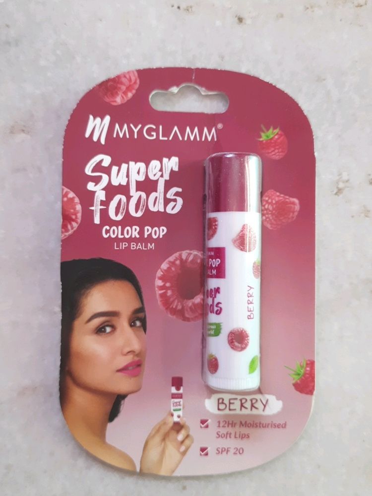 Myglamm Super Foods Color Pop Lipbam ..