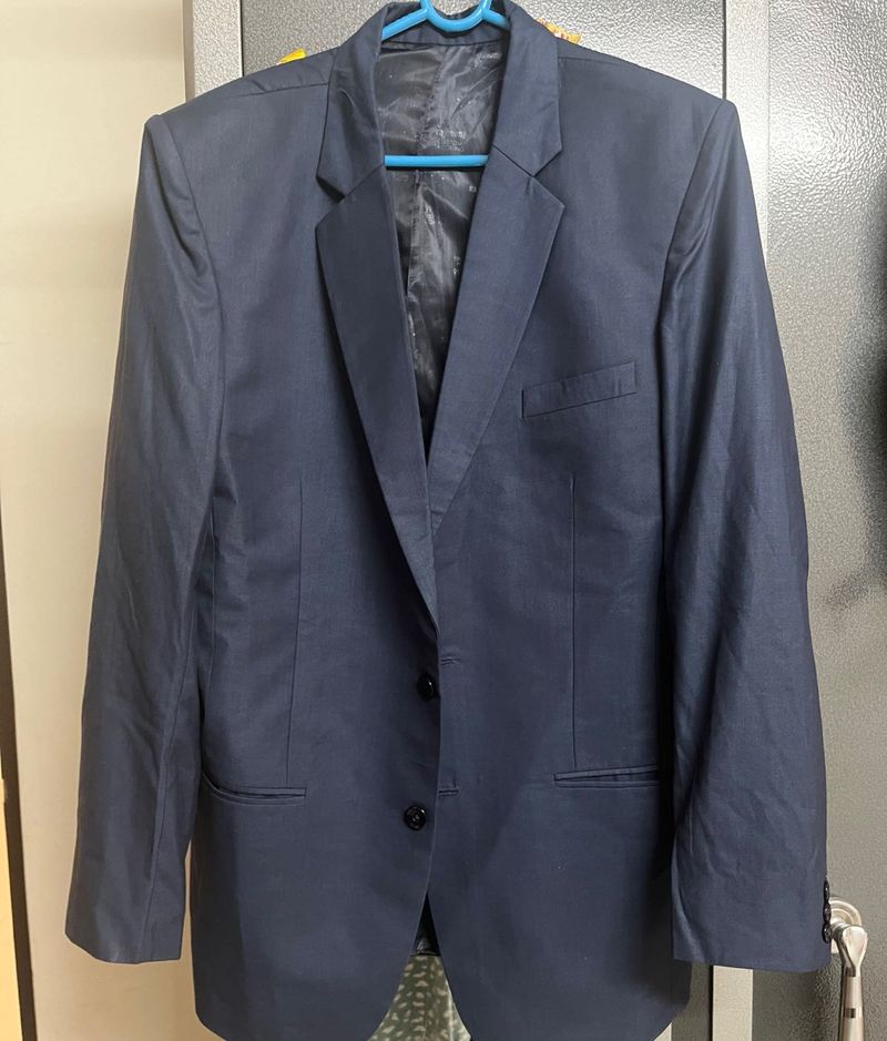 Navy Blue Blazer With Black Pant