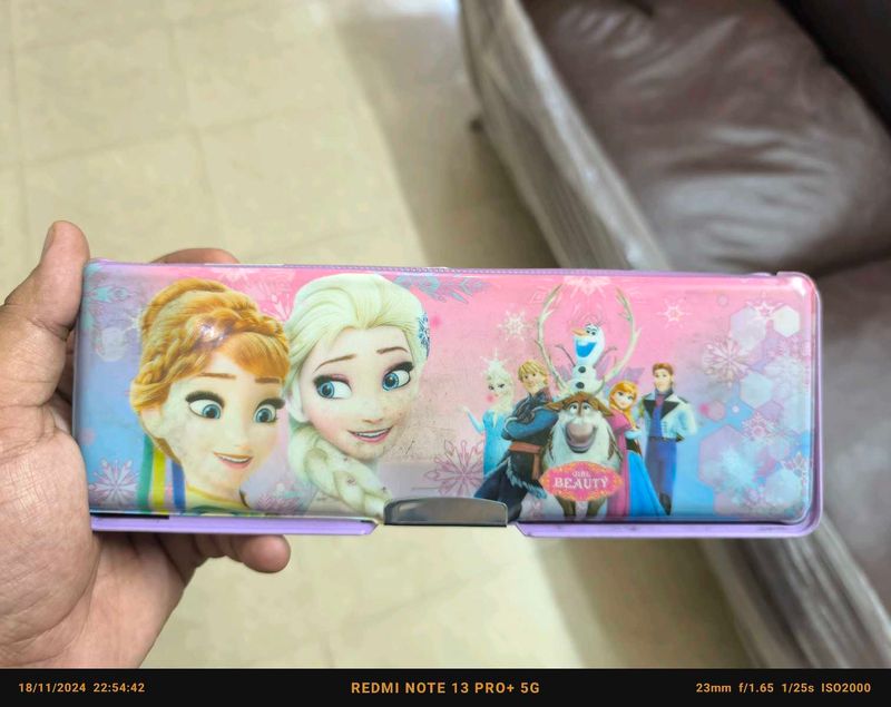 Elsa Kids Pencil Box With Sharpener