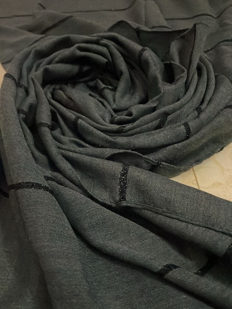 Greenish Grey Turkish Hijab