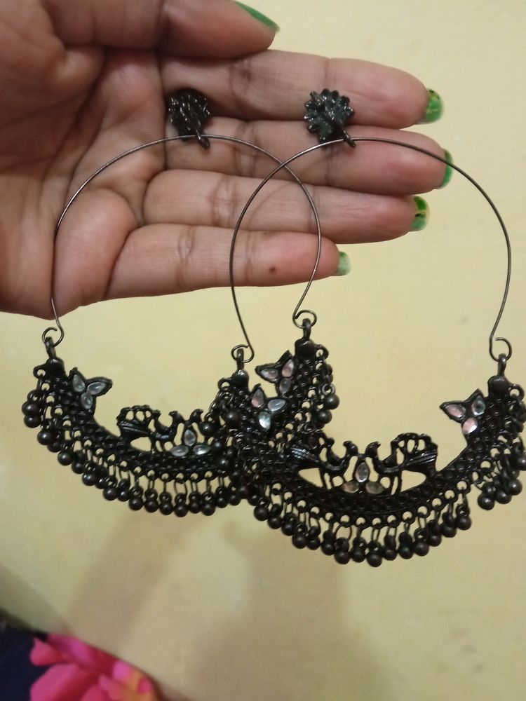 Oxidised Earrings