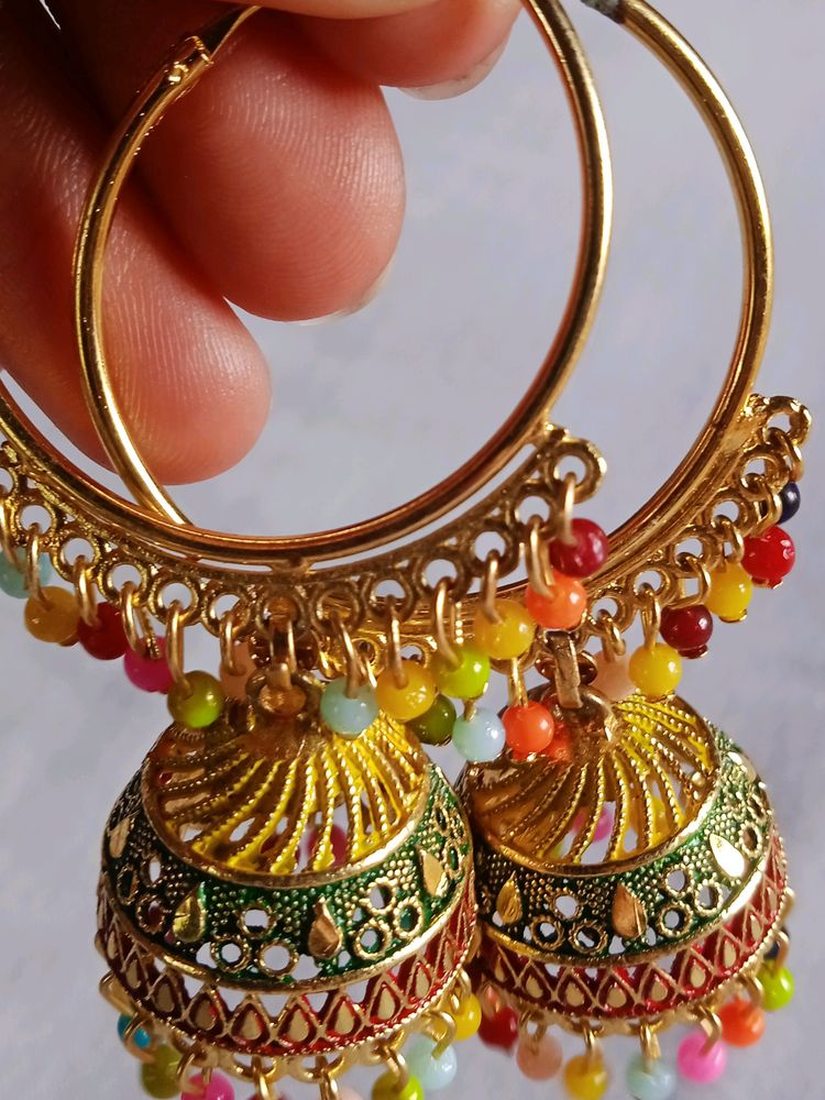 Best Multi Colored Jhumka