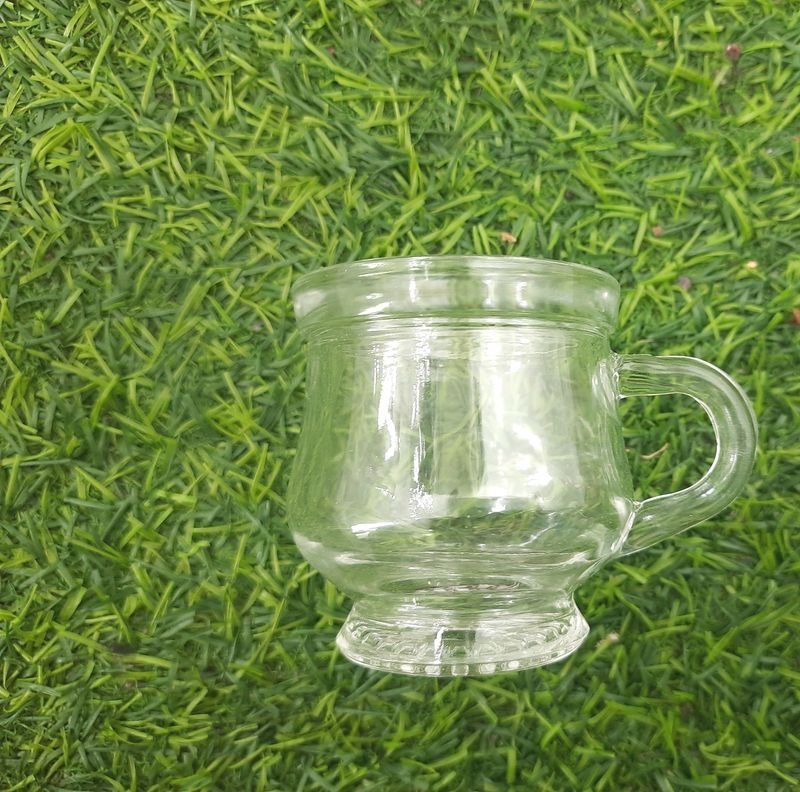 Glass Tea Coffee Cups Set Of 6