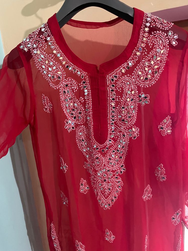 Beautiful Red Kurta