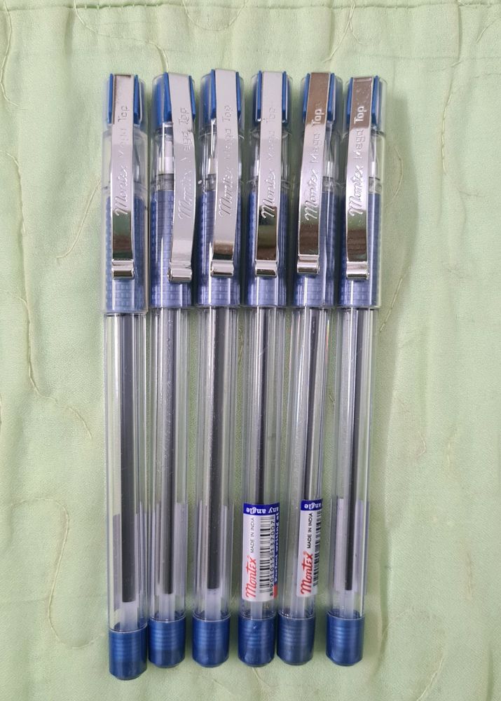 Montex Mega Top Blue Ball Pens