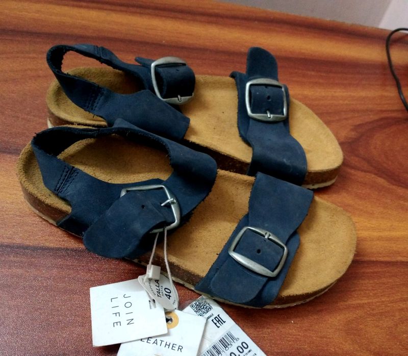 Zara Leather Sandals