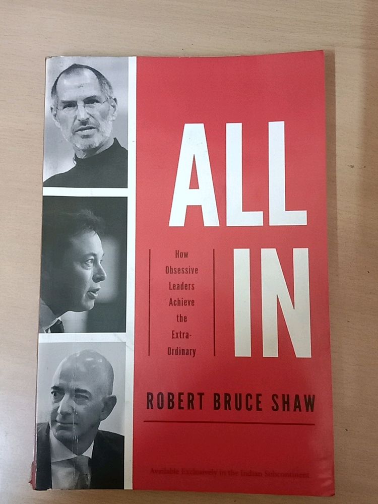 Book All In By Robert Bruce Shaw